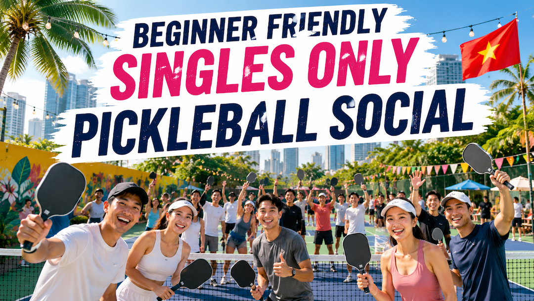 ★Giao Lưu Pickleball Dành Cho Người Độc Thân